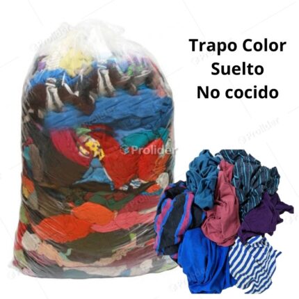 Trapo Industrial Suelto a Color por Kilo